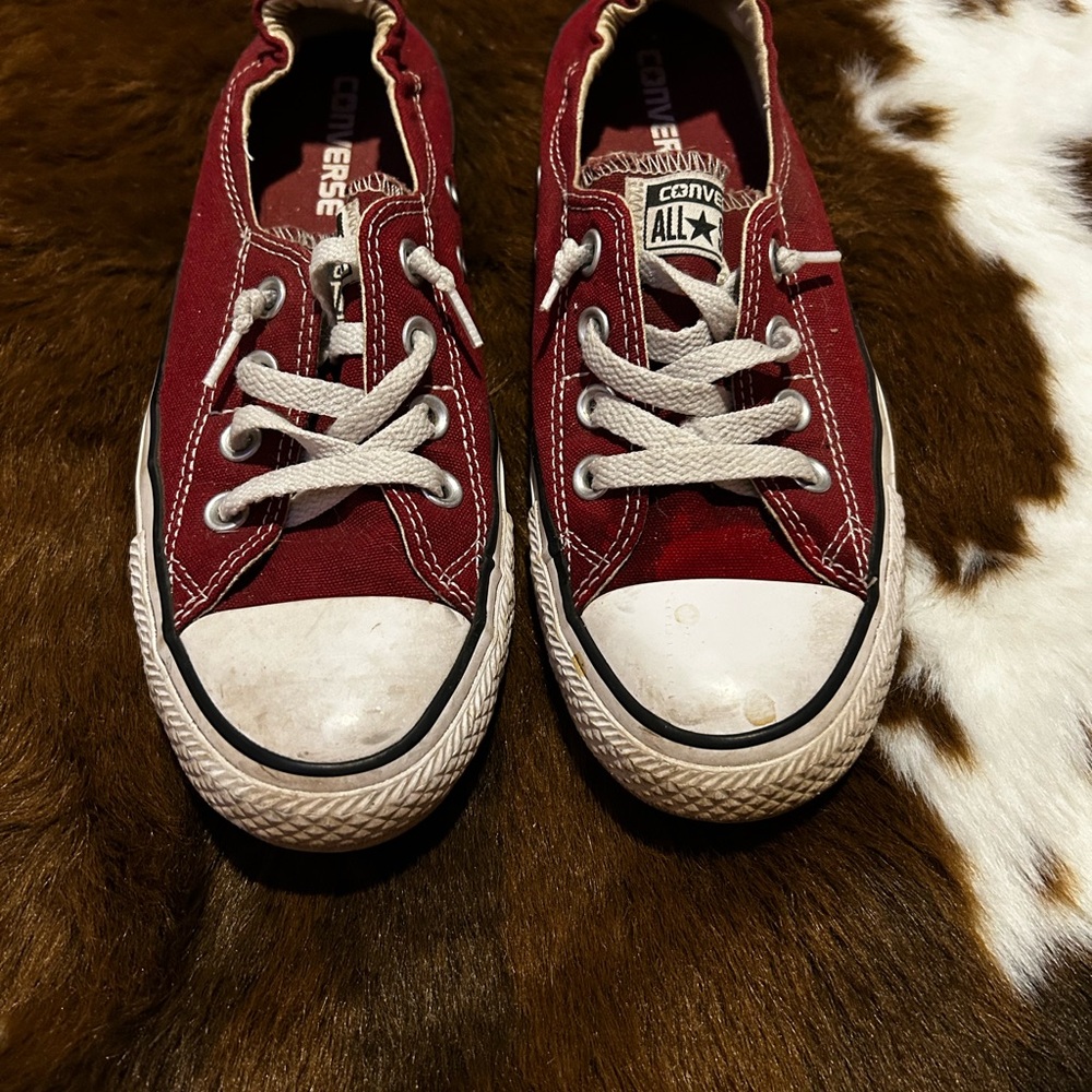 Converse Kids Burgundy Sneakers